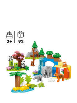 LEGO DUPLO 3in1 Wild Animal Families Learning Toy Set 10446 - view 2, Multi
