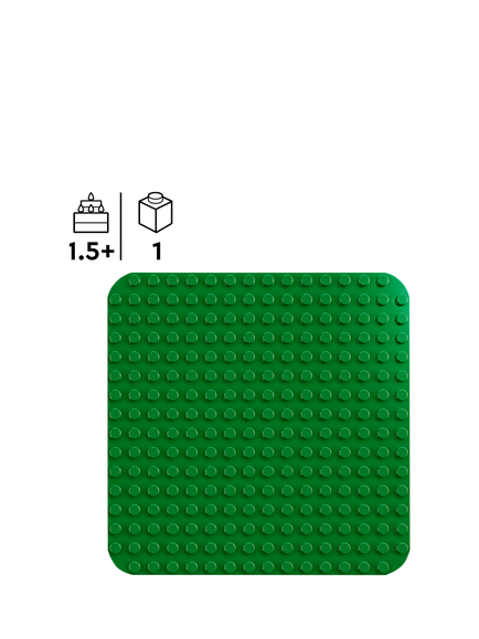 LEGO DUPLO Green Building Plate Construction Toy 10460 - view 2, Multi