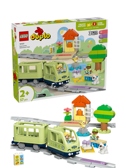 LEGO DUPLO 10427 Interactive Adventure Train Building Toy, Multi