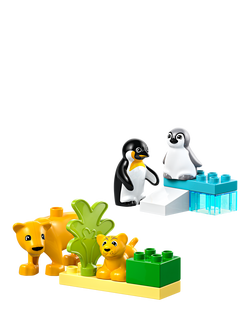 LEGO DUPLO Wild Animal Families: Penguins & Lions Set 10442 - view 2, Multi