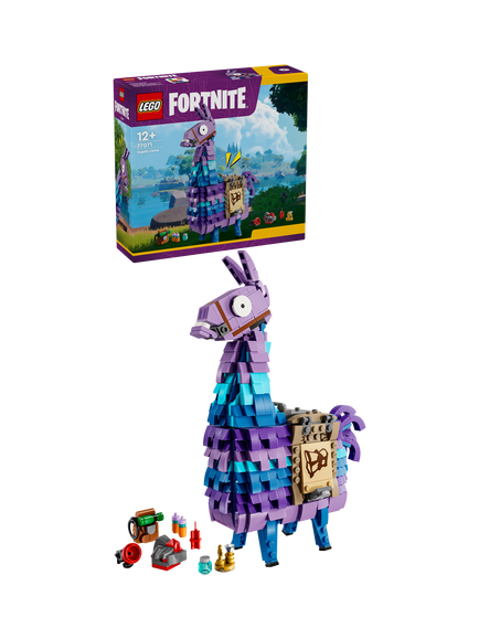 LEGO Fortnite Supply Llama Video Game Character Toy 77071, Multi