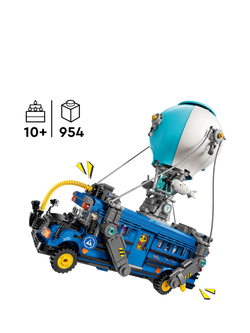 LEGO Fortnite Battle Bus Toy Set with 9 Characters 77073 - view 2, Multi