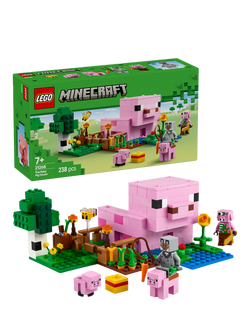 LEGO Minecraft The Baby Pig House with Animal Toys 21268, Multi