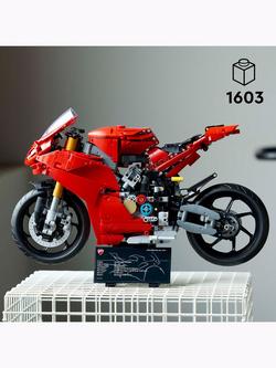 LEGO Technic 42202 Ducati Panigale V4S Motorcycle Building Set - view 2, Multi