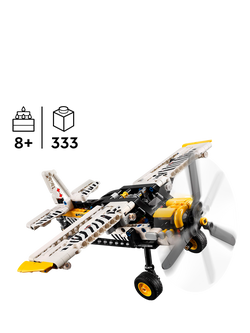 LEGO Technic Bush Plane Building Toy Set for Kids 42198 - view 2, Multi