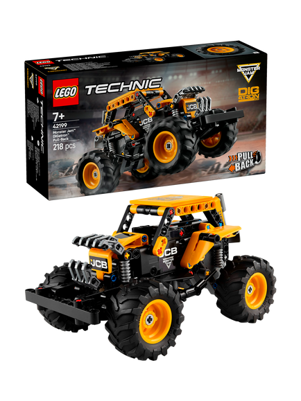 LEGO Technic Monster Jam DIGatron Pull-Back Truck Toy 42199, Multi