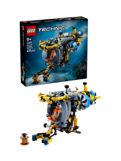 LEGO Technic Deep-Sea Research Submarine Building Toy 42201, Multi