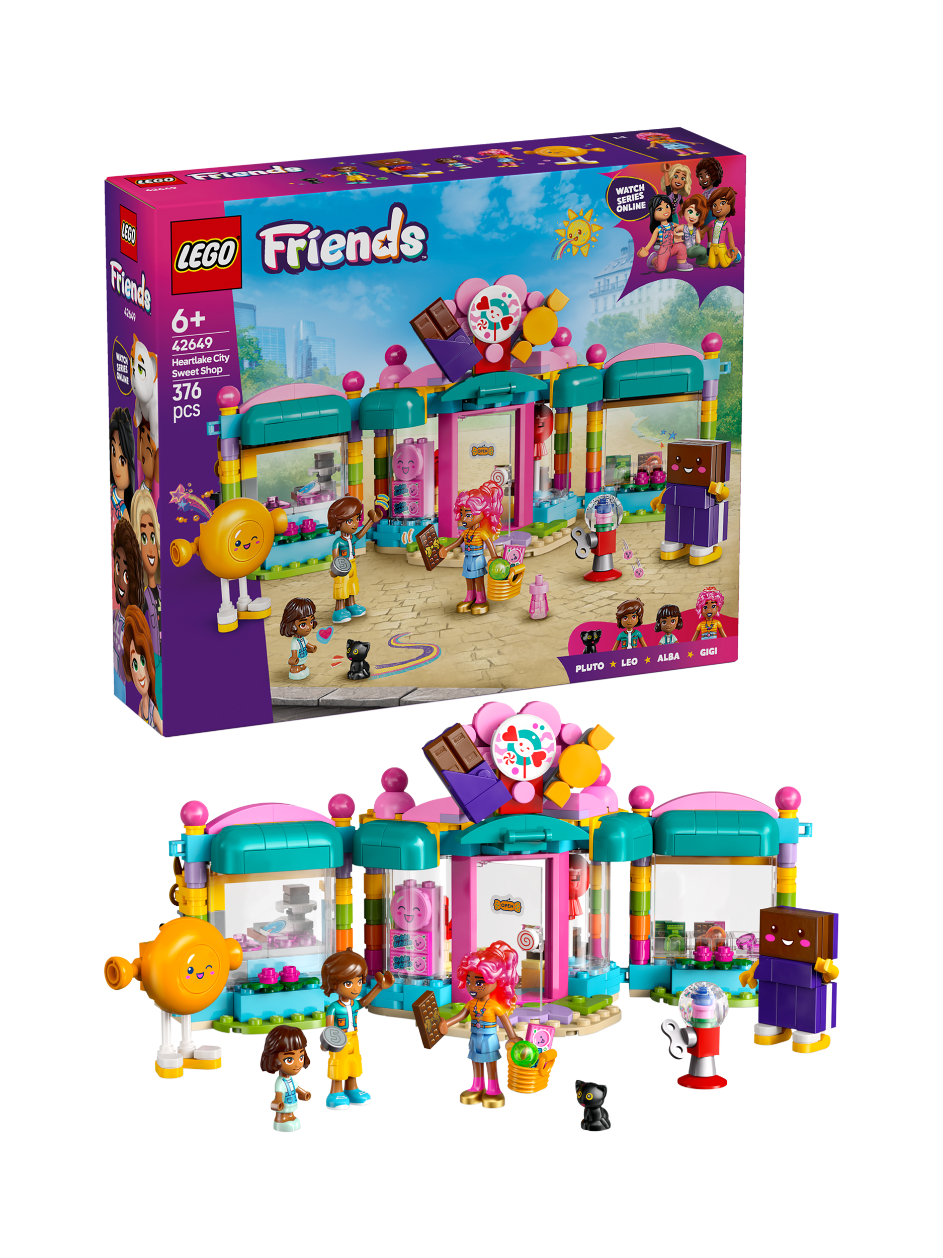 christmas gift friends anniversary lego set LEGO Friends 42649 Heartlake City Sweet Shop