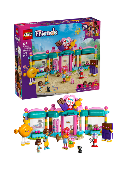 LEGO Friends 42649 Heartlake City Sweet Shop, Multi