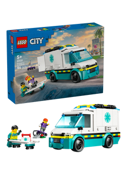 LEGO City 60451 Emergency Ambulance, Multi