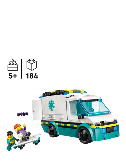 LEGO City 60451 Emergency Ambulance - view 2, Multi