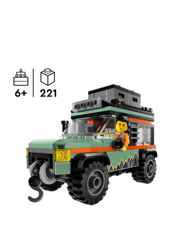 LEGO City Off-Road 4x4 Mountain Truck, Toy Vehicle Set 60447 - view 2, Multi
