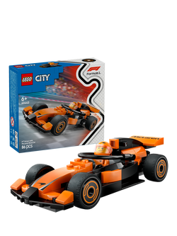 LEGO City F1 Driver with McLaren Race Car Toy Playset 60442, Multi