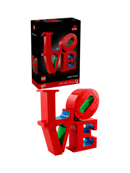 LEGO Art LOVE Home Decor Building Set for Adults 31214, Multi