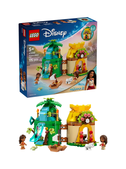 LEGO ǀ Disney Princess Moana’s Island Fun Building Toy 43260, Multi