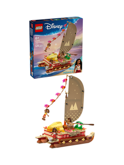 LEGO ǀ Disney Princess Moana’s Adventure Canoe Set 43270, Multi