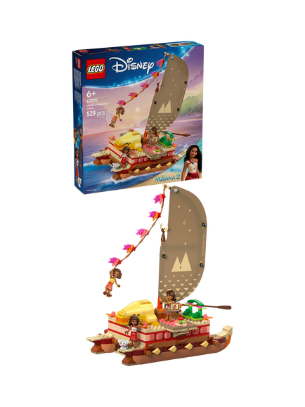 LEGO ǀ Disney Princess Moana’s Adventure Canoe Set 43270, Multi