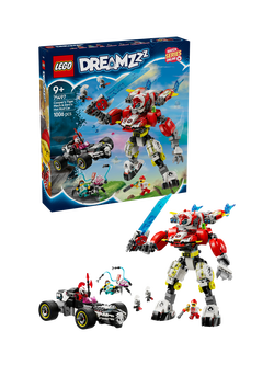 LEGO DREAMZzz 71497 Cooper's Tiger Mech & Hot Rod Car, Multi