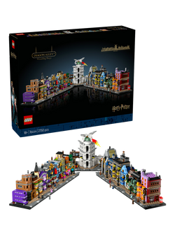 LEGO Harry Potter Diagon Alley Wizarding Shops Set 76444, Multi