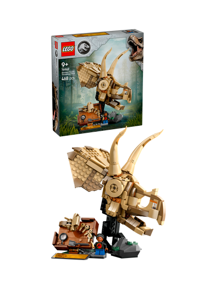 LEGO Jurassic World 76969 Dinosaur Fossils: Triceratops Skull, Multi
