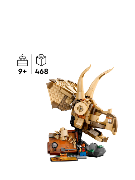 LEGO Jurassic World 76969 Dinosaur Fossils: Triceratops Skull - view 2, Multi
