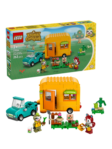 LEGO Animal Crossing Leif’s Caravan & Garden Shop Toy 77054, Multi