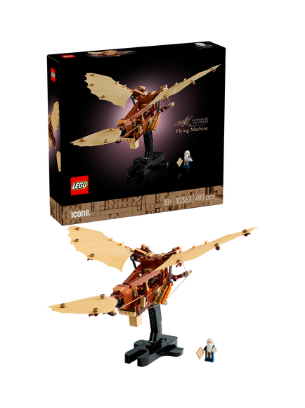 LEGO Icons Leonardo da Vinci’s Flying Machine Set 10363, Multi