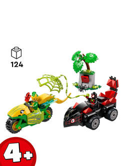 LEGO Marvel Spidey And His Amazing Friends Spin and Electro Dinosaur Vehicle Chase 11198 - view 2, Multi