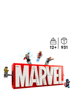 LEGO Marvel: MARVEL Logo & Minifigures Building Toy 76313 - view 2, Multi