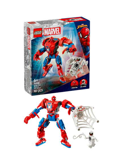 LEGO Marvel Spider-Man Mech vs. Anti-Venom Playset 76308, Multi