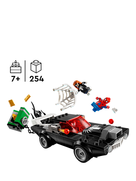 LEGO Marvel Spider-Man vs. Venom Muscle Car Playset 76309 - view 2, Multi