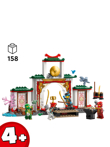 LEGO NINJAGO Ninja Spinjitzu Temple with Toy Dragon 71831 - view 2, Multi