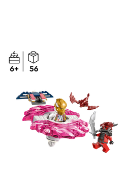 LEGO NINJAGO Sora’s Dragon Spinjitzu Spinner Toy 71824 - view 2, Multi