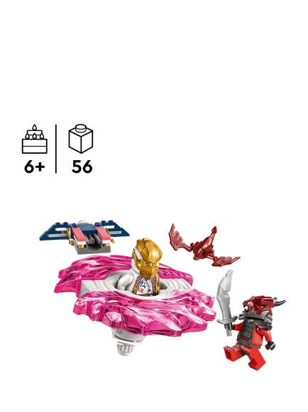 LEGO NINJAGO Sora’s Dragon Spinjitzu Spinner Toy 71824 - view 2, Multi