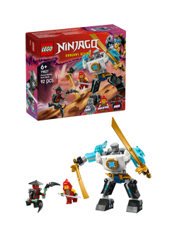 LEGO NINJAGO Zane’s Battle Suit Mech Ninja Toy Set 71827, Multi
