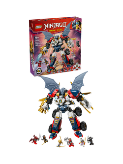 LEGO NINJAGO 71834 Dragons Rising Zane’s Ultra Combiner Mech Building Set, Multi