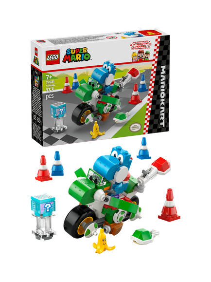 LEGO Super Mario: Mario Kart – Yoshi Bike Toy Set 72031, Multi