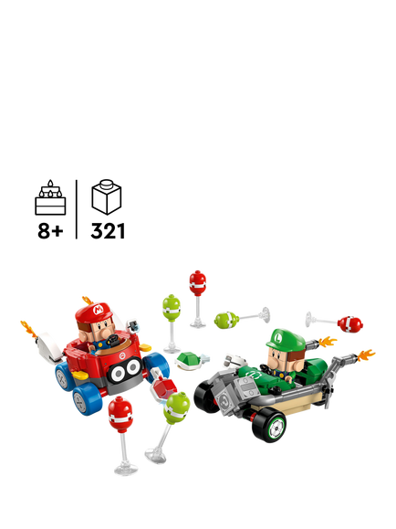 LEGO Super Mario 72034 Mario Kart - Baby Mario vs. Baby Luigi - view 2, Multi