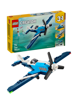 LEGO Creator 3in1 Aircraft: Race Plane Toy for Kids 31160, Multi