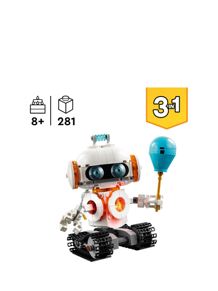 LEGO Creator 3in1 Space Robot Toy, Kids' Building Set 31164 - view 2, Multi
