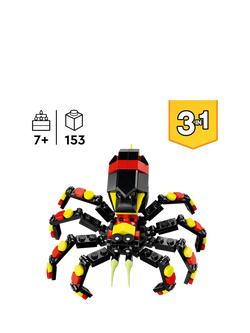LEGO Creator 3in1 Wild Animals: Surprising Spider Toy 31159 - view 2, Multi