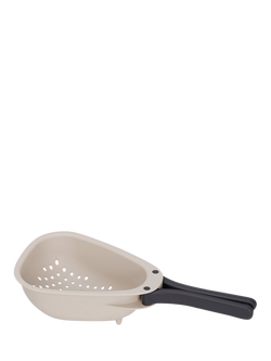 Joseph Joseph Droplet Mini Foldable Colander, Stone - view 2, Stone