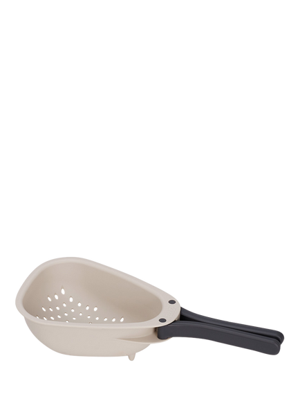 Joseph Joseph Droplet Mini Foldable Colander, Stone - view 2, Stone