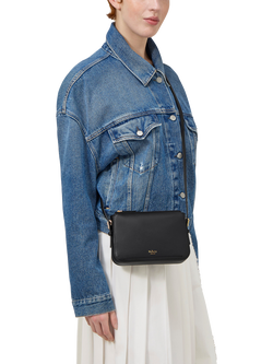 Mulberry Clovelly Micro Classic Grain Leather Pouch - view 2, Black