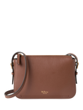 Mulberry Clovelly Micro Classic Grain Leather Pouch, Bright Oak