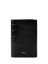 Mulberry Shiny Croc Effect Leather Passport Cover