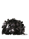 Jasper Conran London Giavanna 3D Sequin Flower Clutch Bag, Black