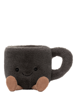 Jellycat Amuseables Coffee Cup Soft Toy - view 2, Grey