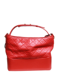 Pre-loved CHANEL 2019 Lambskin Gabrielle Shoulder Bag, Coral