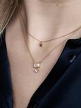 Dinny Hall Gold Plated Sapphire Gemset Pendant